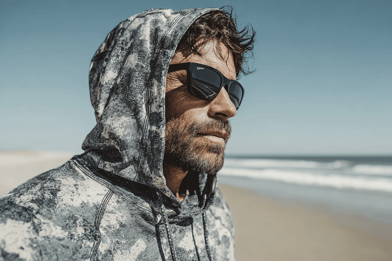 Warm sunset over a beach boardwalk